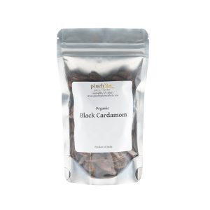 organic black cardamom in a bag