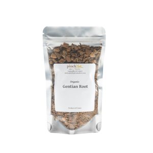 bag of organic gentian root